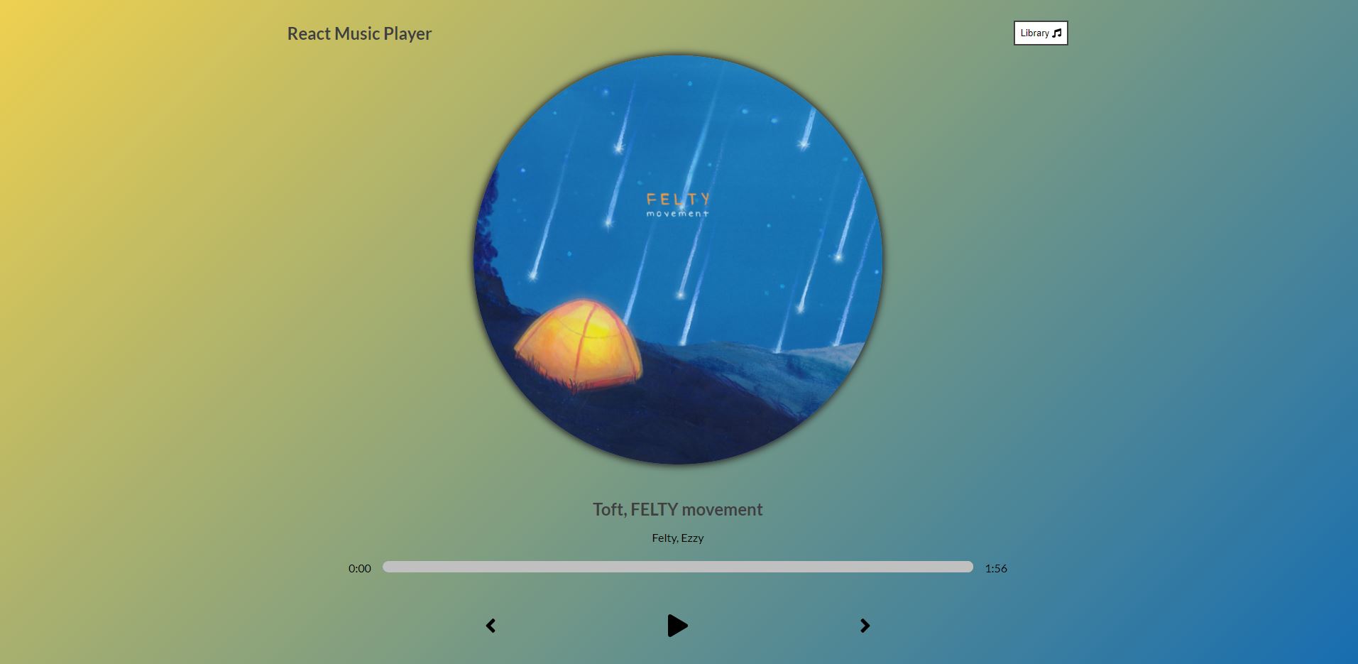 Screenshot of featured project